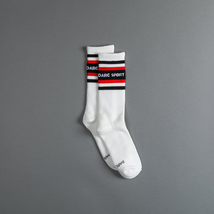 Darc Sport Classic Socks in Cream/Red