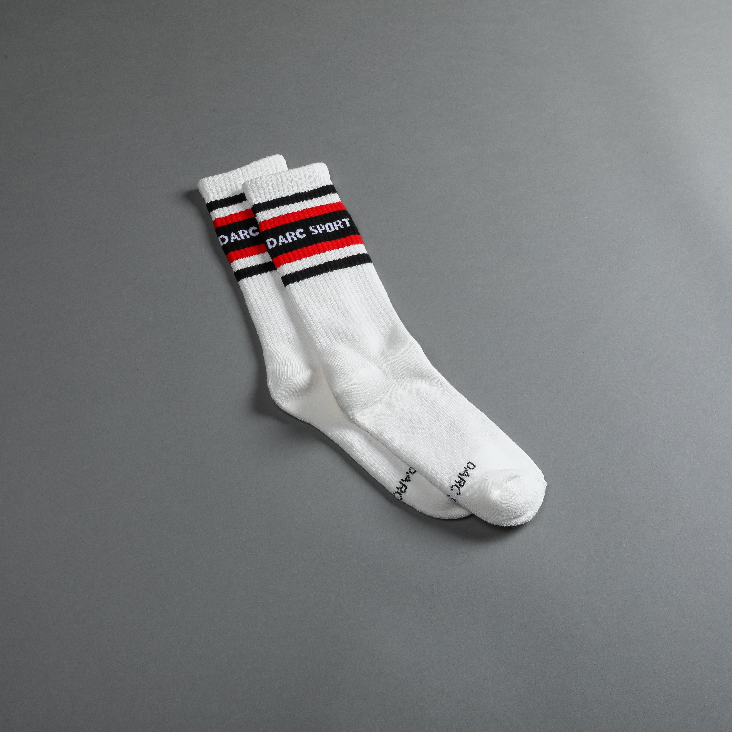 Darc Sport Classic Socks in Cream/Red