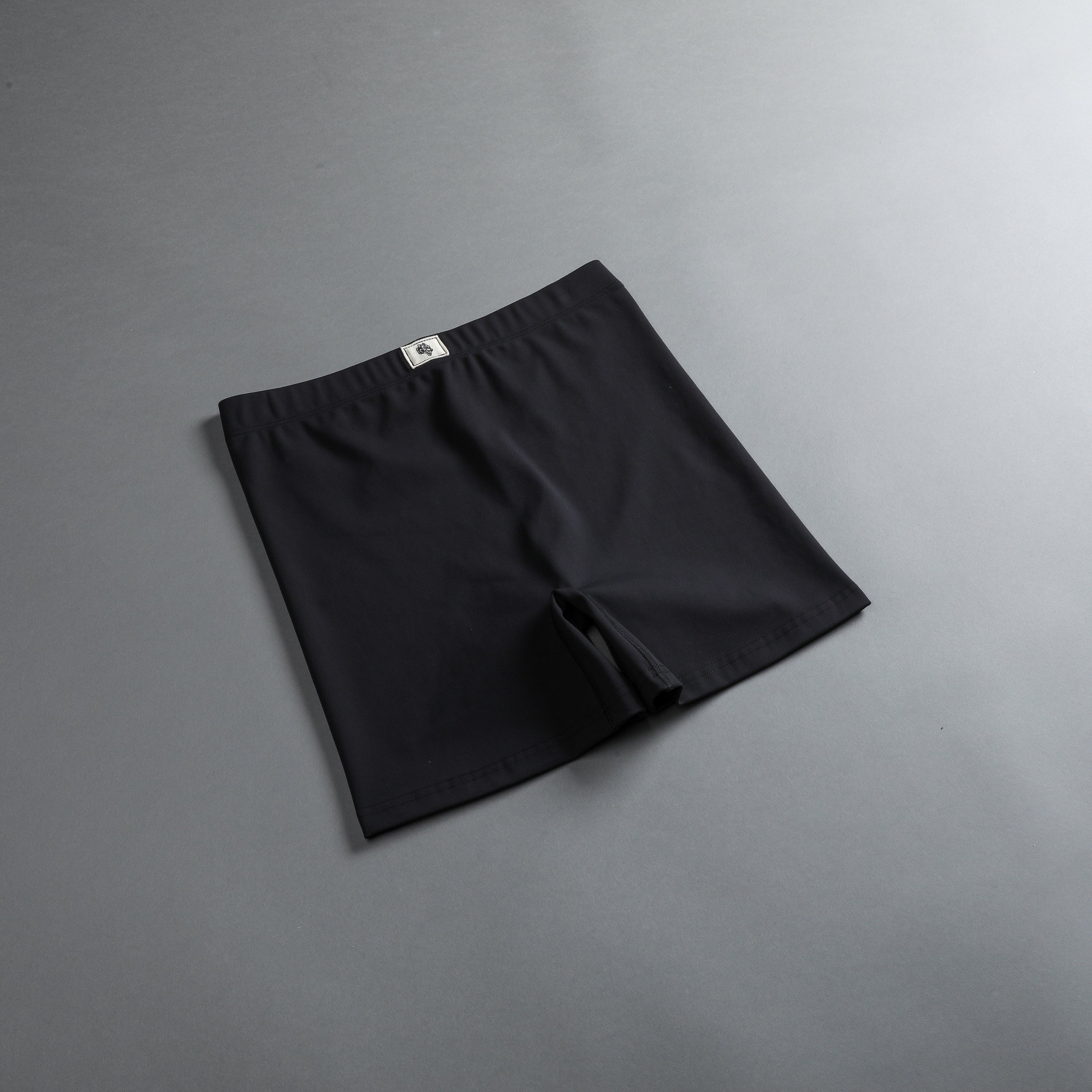 She Wolf Patch Airport Shorts in Black