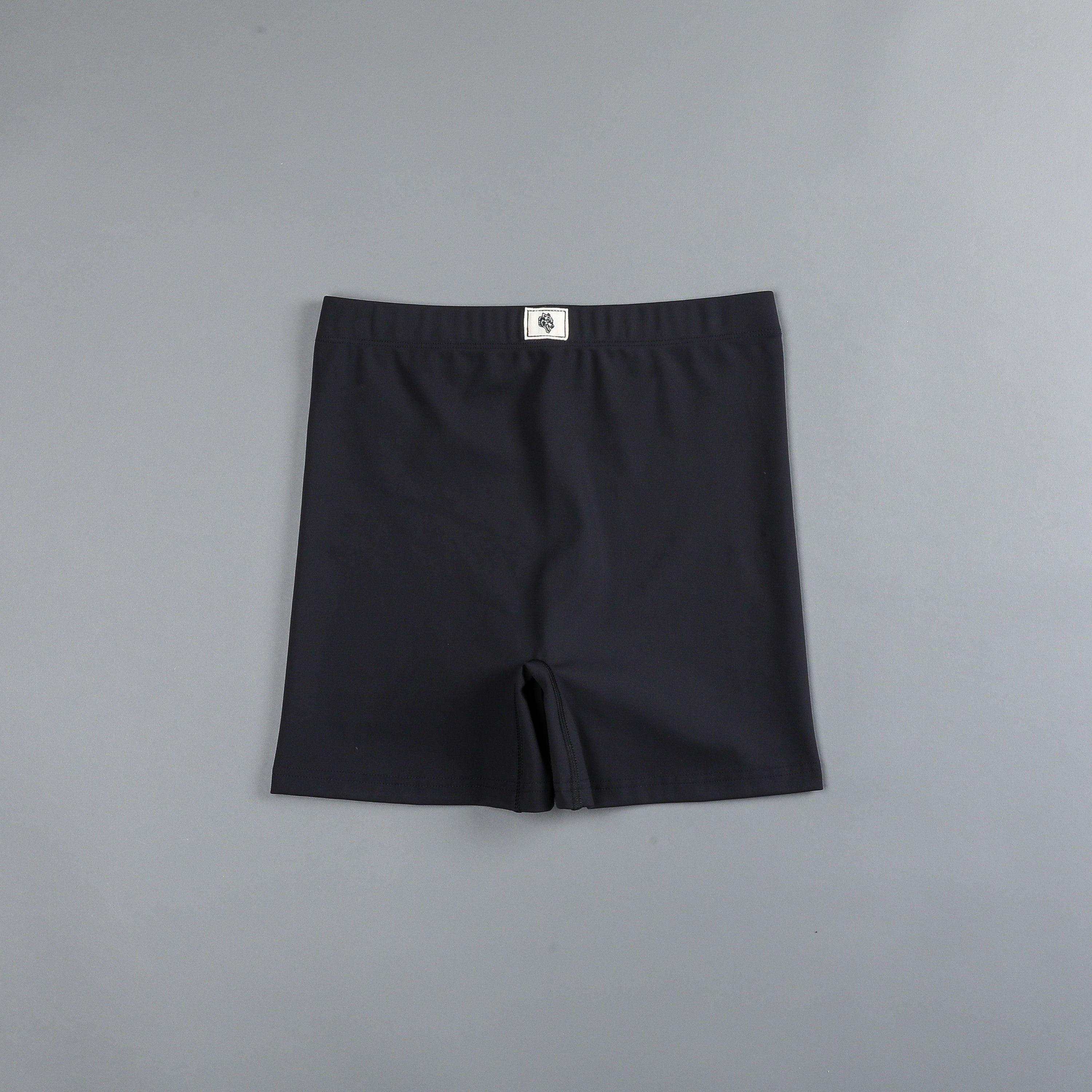 She Wolf Patch Airport Shorts in Black