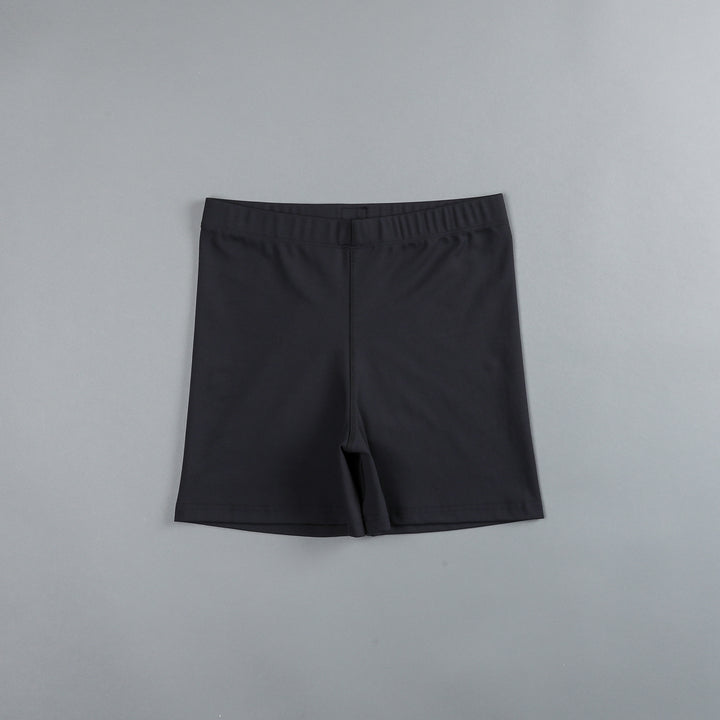 She Wolf Patch Airport Shorts in Black