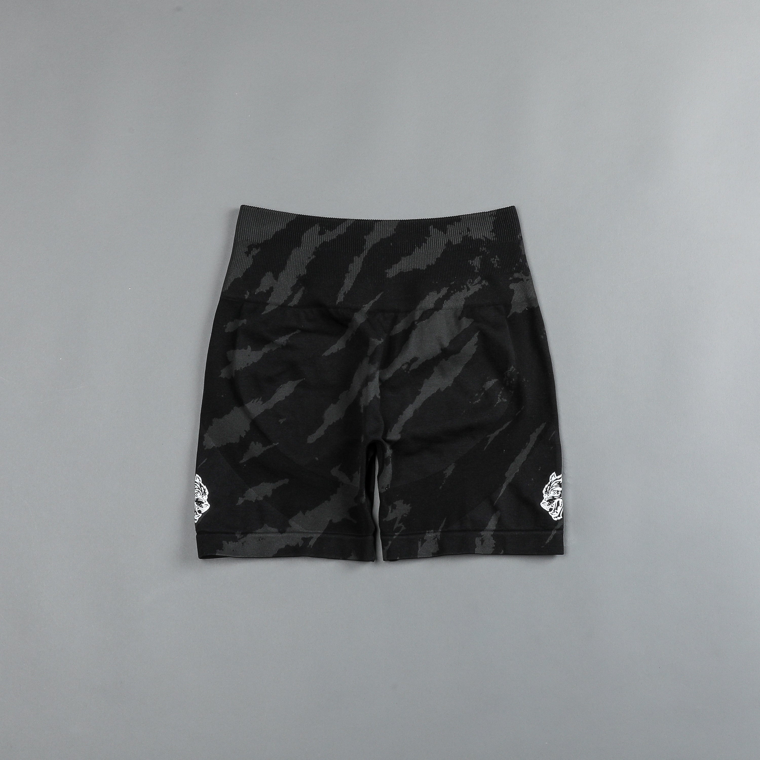 She Wolves Forever Seamless Everson Shorts in Black Native Camo