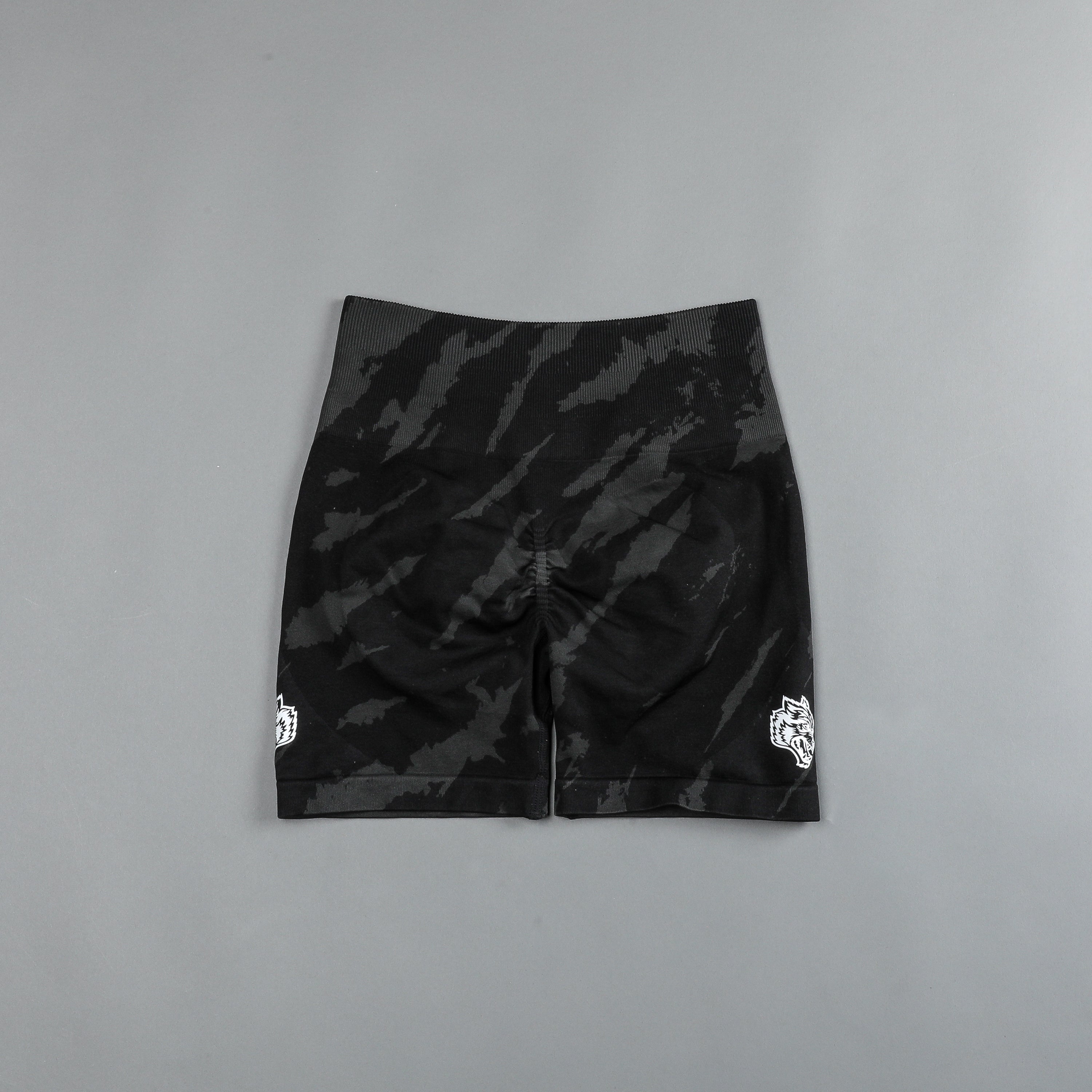 She Wolves Forever Seamless Everson Shorts in Black Native Camo