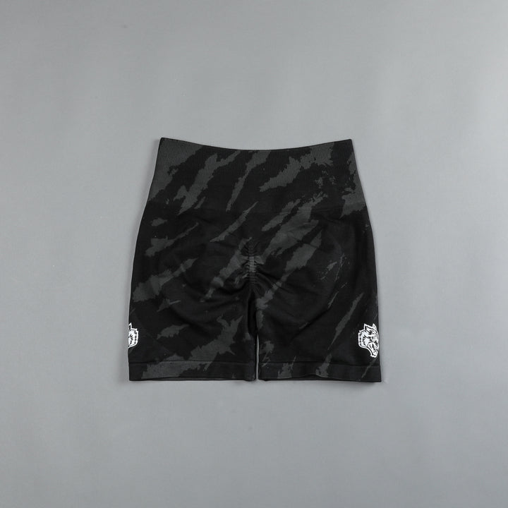 She Wolves Forever Seamless Everson Shorts in Black Native Camo