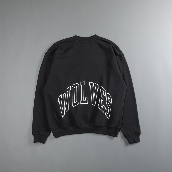 She The Hardest Climb "Vintage London" Crewneck in Charcoal