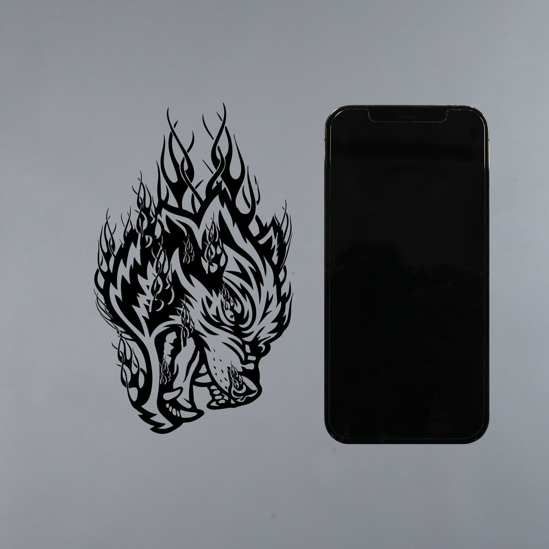 Hell And Back Decal Sticker In Black