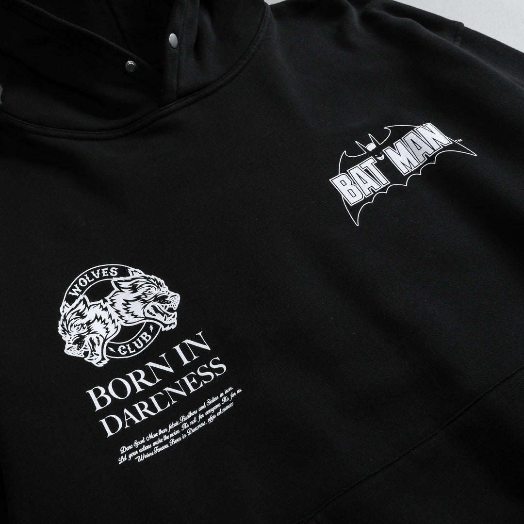 Darc Knight "Pierce" Hoodie in Pigment Black/Yellow