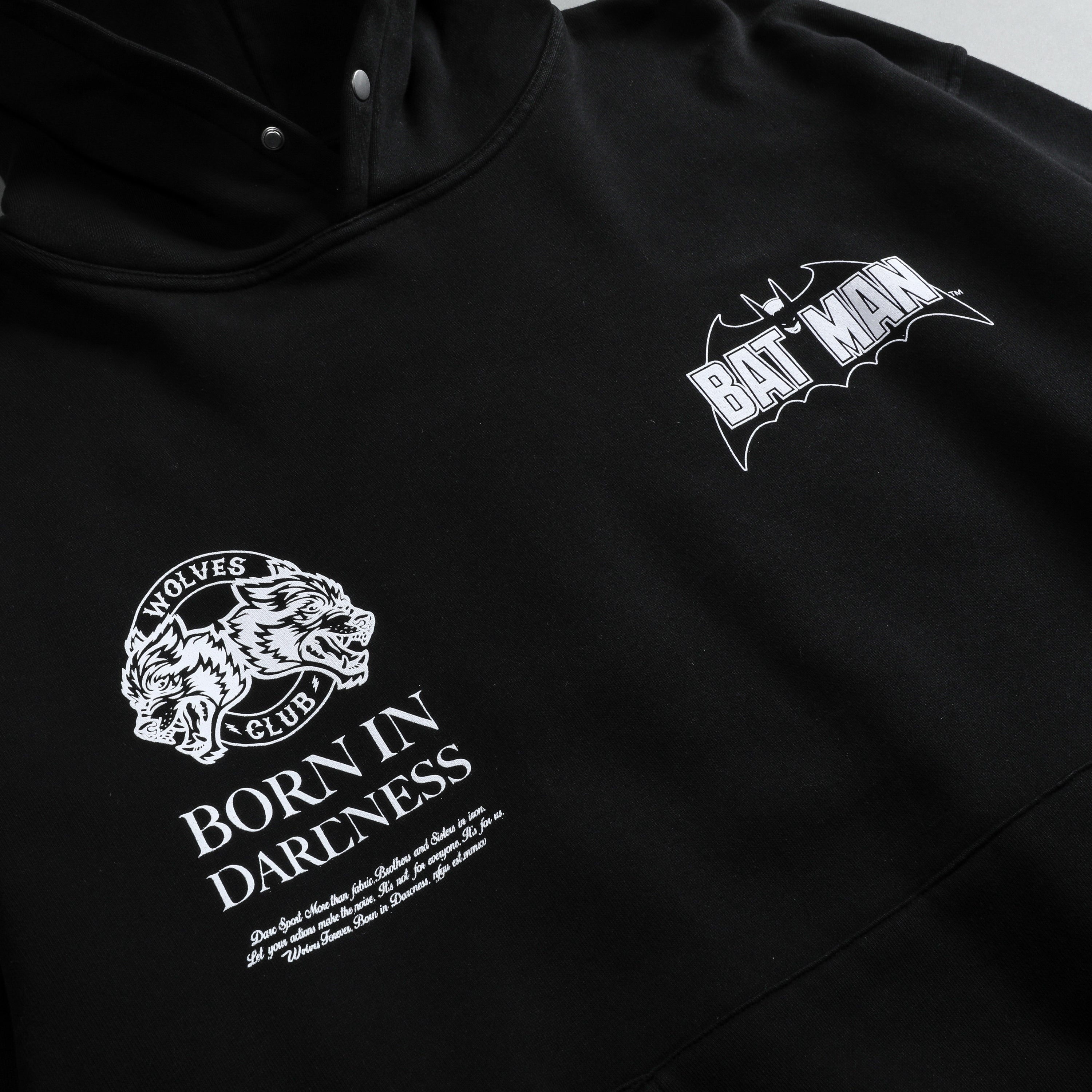 Darc Knight "Pierce" Hoodie in Pigment Black/Yellow