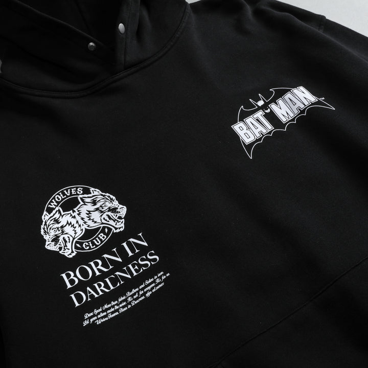 Darc Knight "Pierce" Hoodie in Pigment Black/Yellow