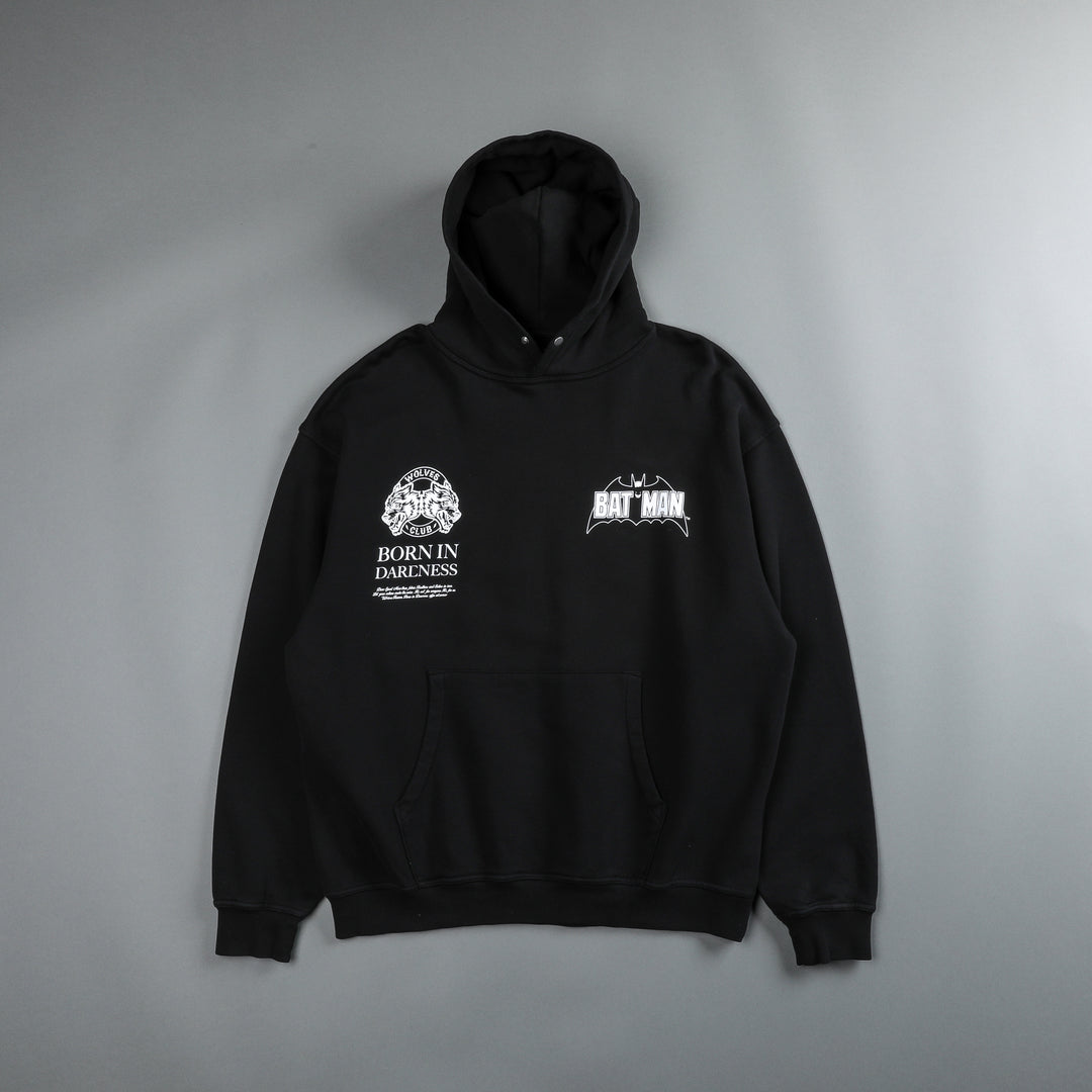 Darc Knight "Pierce" Hoodie in Pigment Black/Yellow