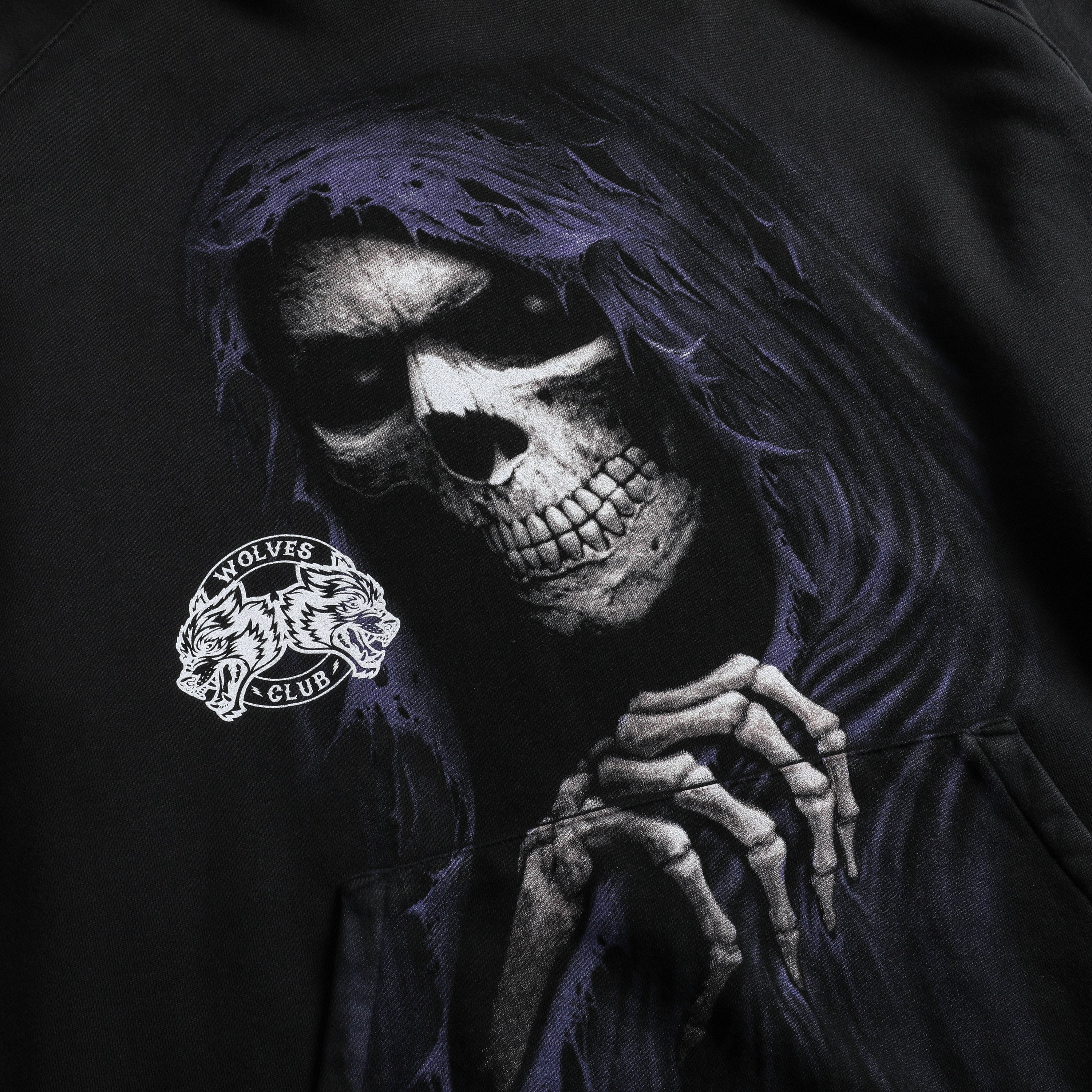 Reaper V2 "Vintage Raglan" Hoodie in Charcoal