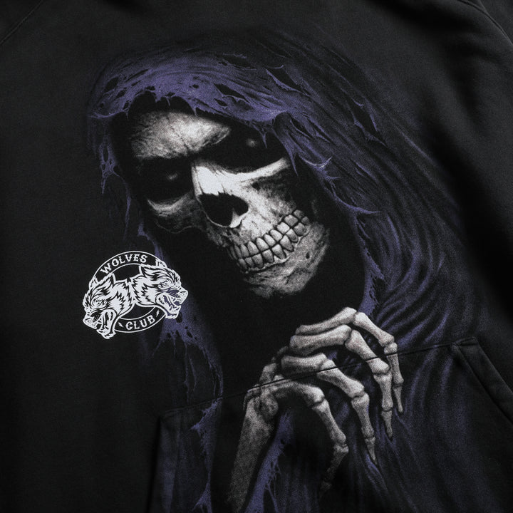 Reaper V2 "Vintage Raglan" Hoodie in Charcoal