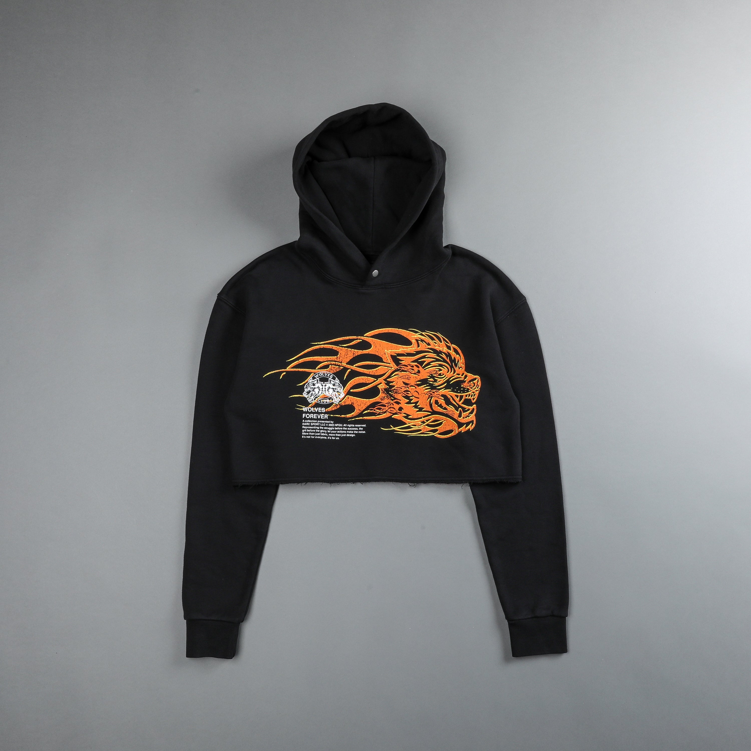 She Hell Can't Hold Us "Pierce" (Cropped) Hoodie in Black