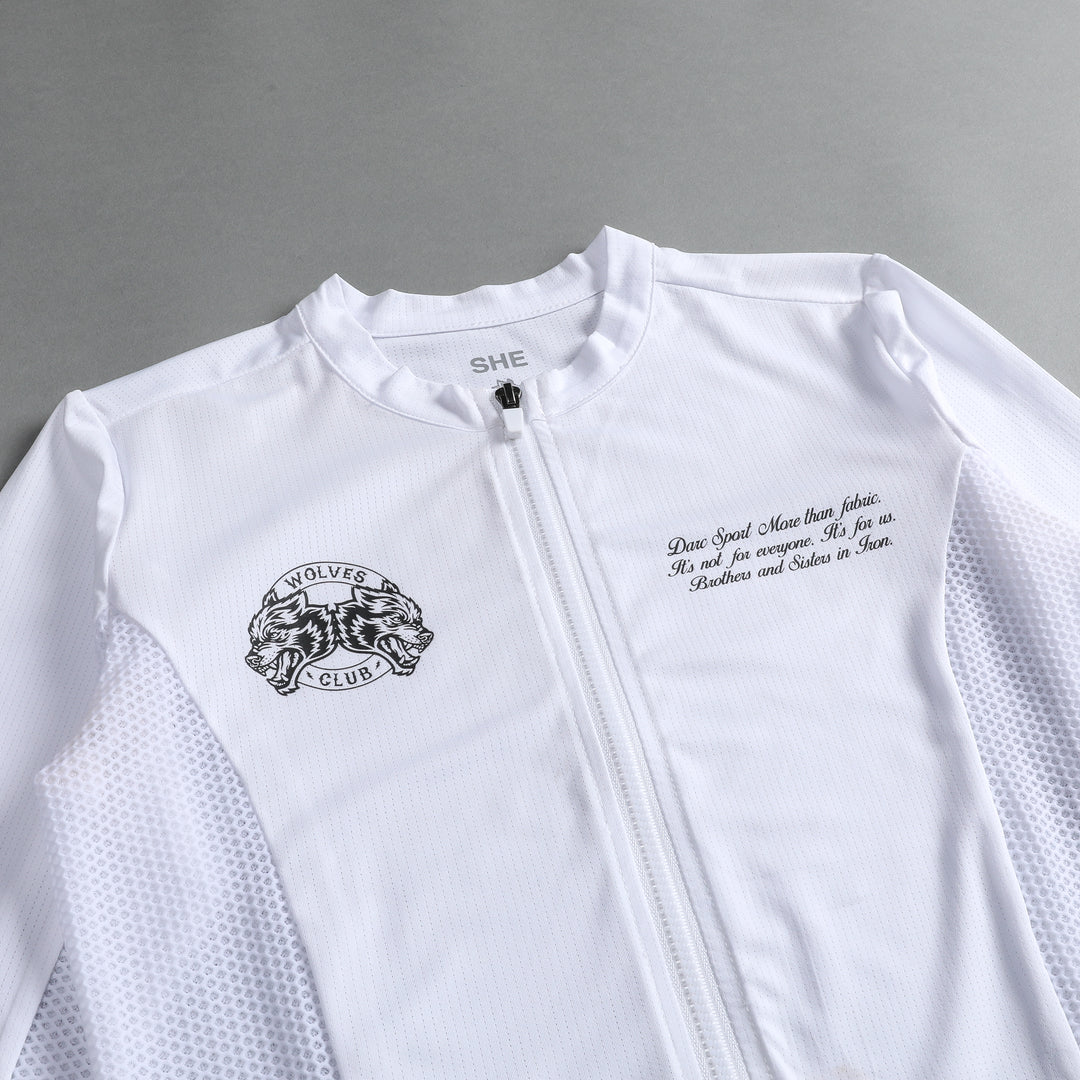 She Loyalty Armor Cycling Jersey in White