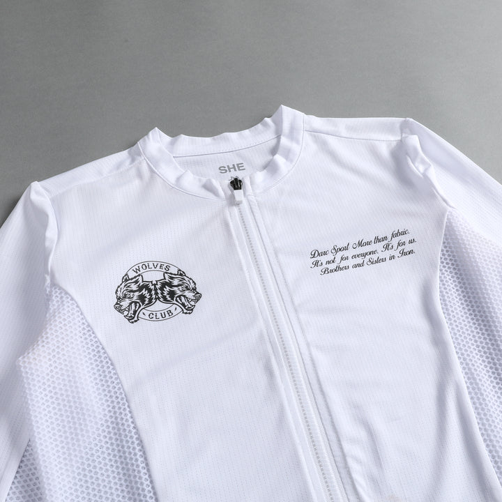 She Loyalty Armor Cycling Jersey in White
