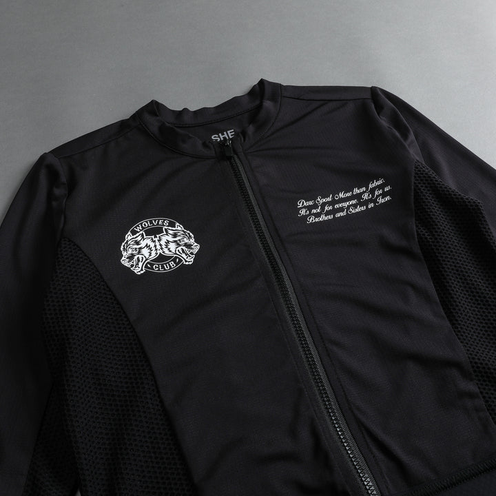 She Loyalty Armor Cycling Jersey in Black