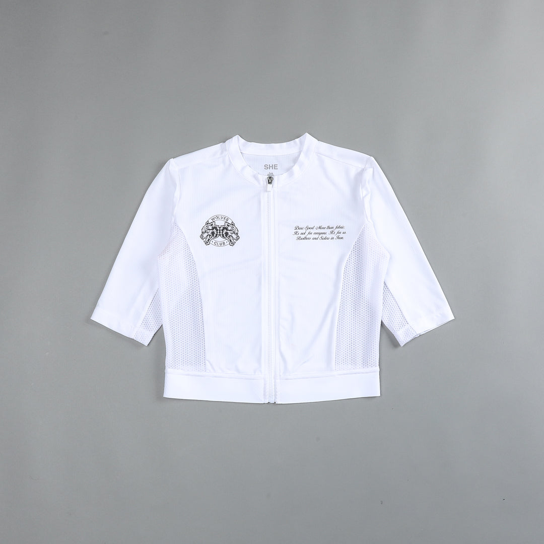 She Loyalty Armor Cycling Jersey in White