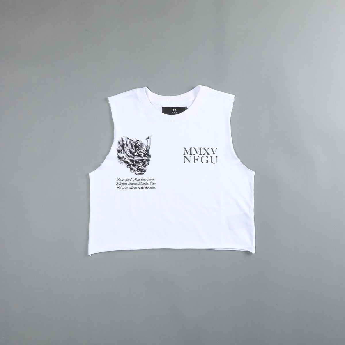 Attack "Rosie" Muscle Tee in White