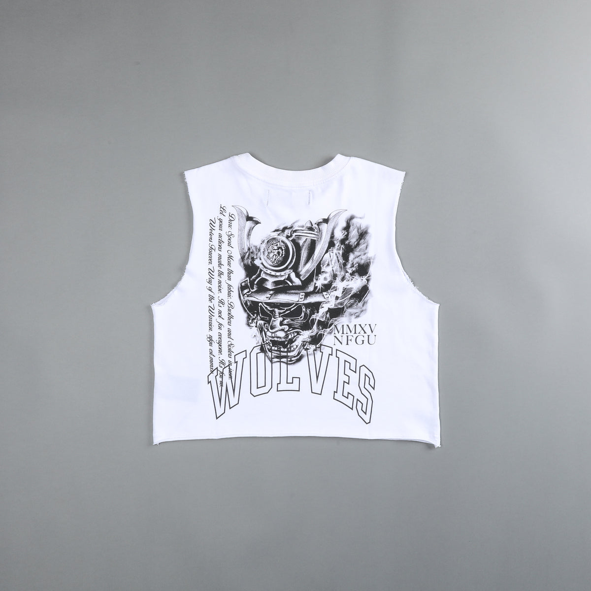 Attack "Rosie" Muscle Tee in White