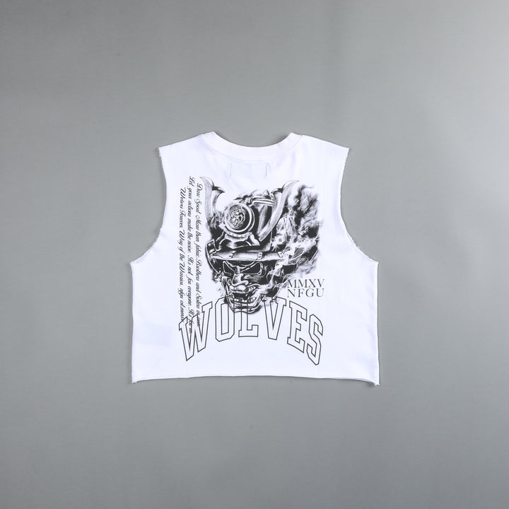 Attack "Rosie" Muscle Tee in White