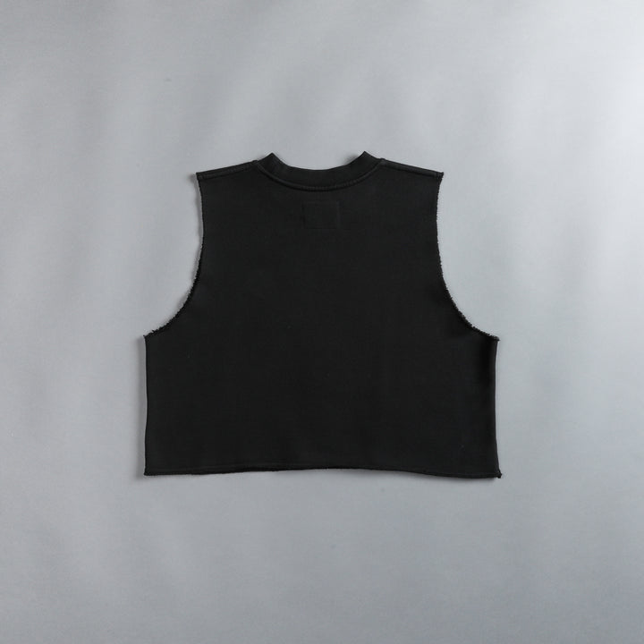 Blaze Muscle "Vintage London" (Cropped) Crewneck in Black