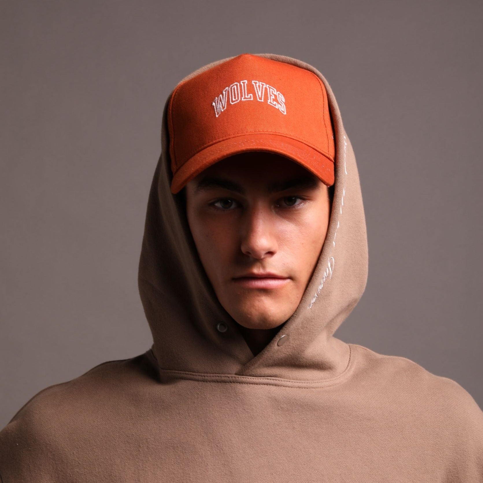 Loyalty 5 Panel Hat in Roman Rust