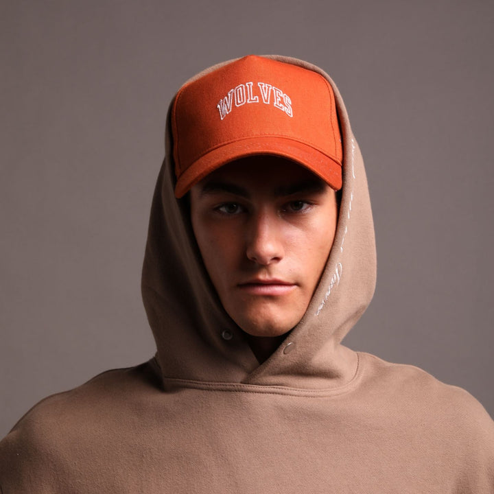 Loyalty 5 Panel Hat in Roman Rust
