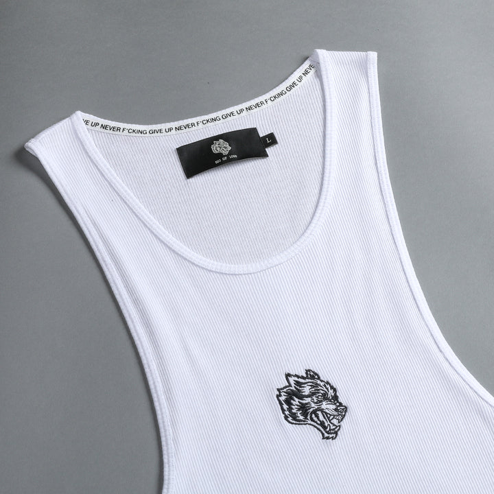 Rep "Ribbed" Tank in White