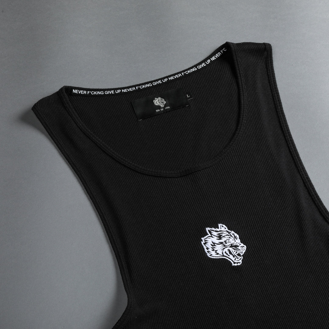 Rep "Ribbed" Tank in Black