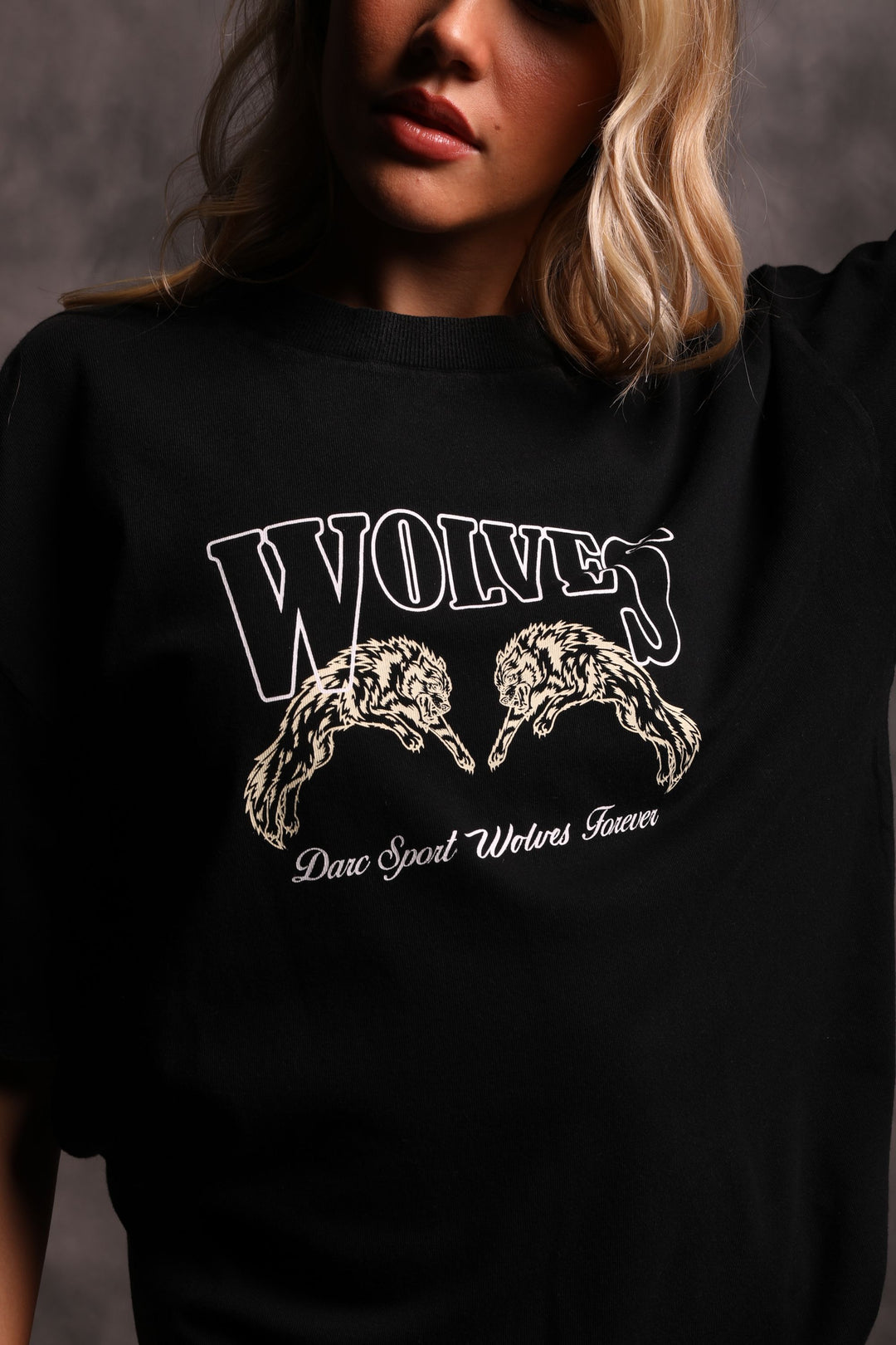 She Trust "Pump Cover" Tee in Vintage Black
