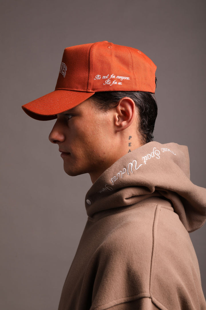 Loyalty 5 Panel Hat in Roman Rust