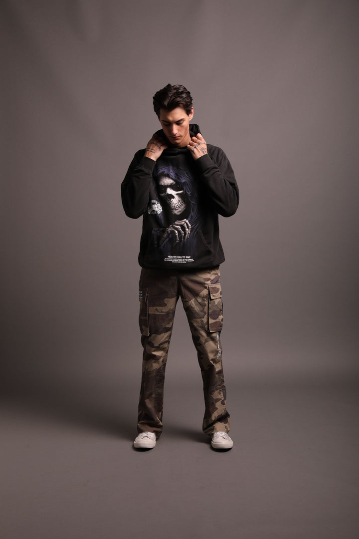 Reaper V2 "Vintage Raglan" Hoodie in Charcoal